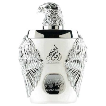 Ghala Zayed Luxury Silver White