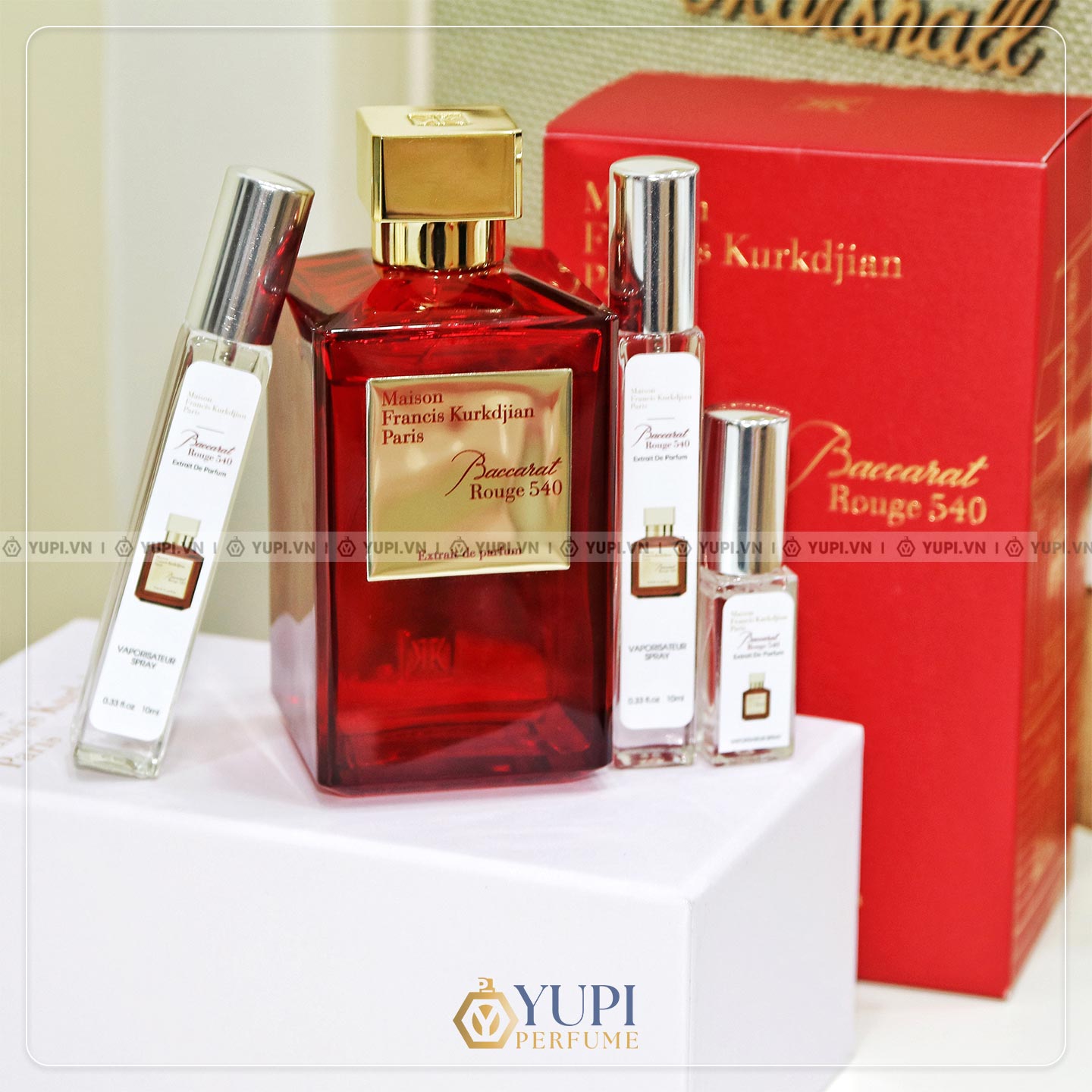 maison francis kurkdjian baccarat rouge 540 extrait de parfum chiết 10ml