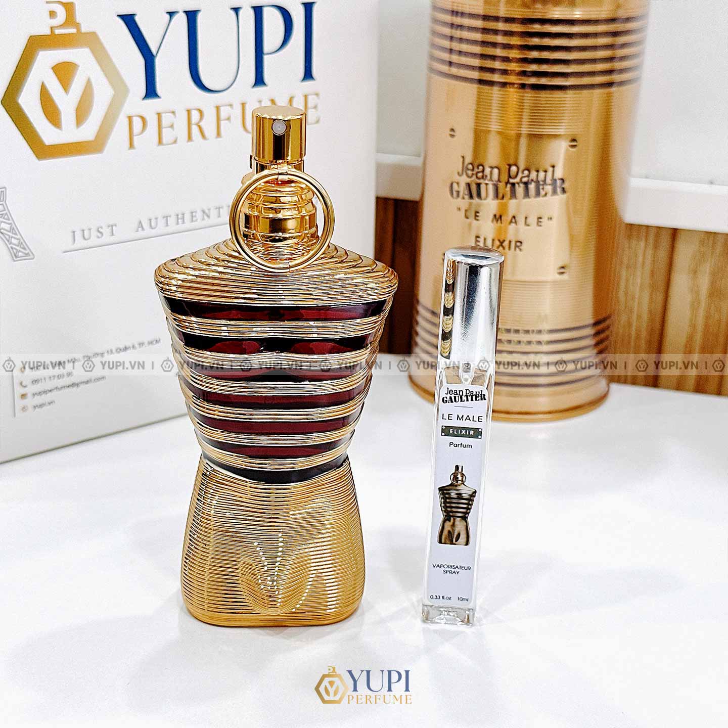 jean paul gaultier le male elixir parfum chiết 10ml