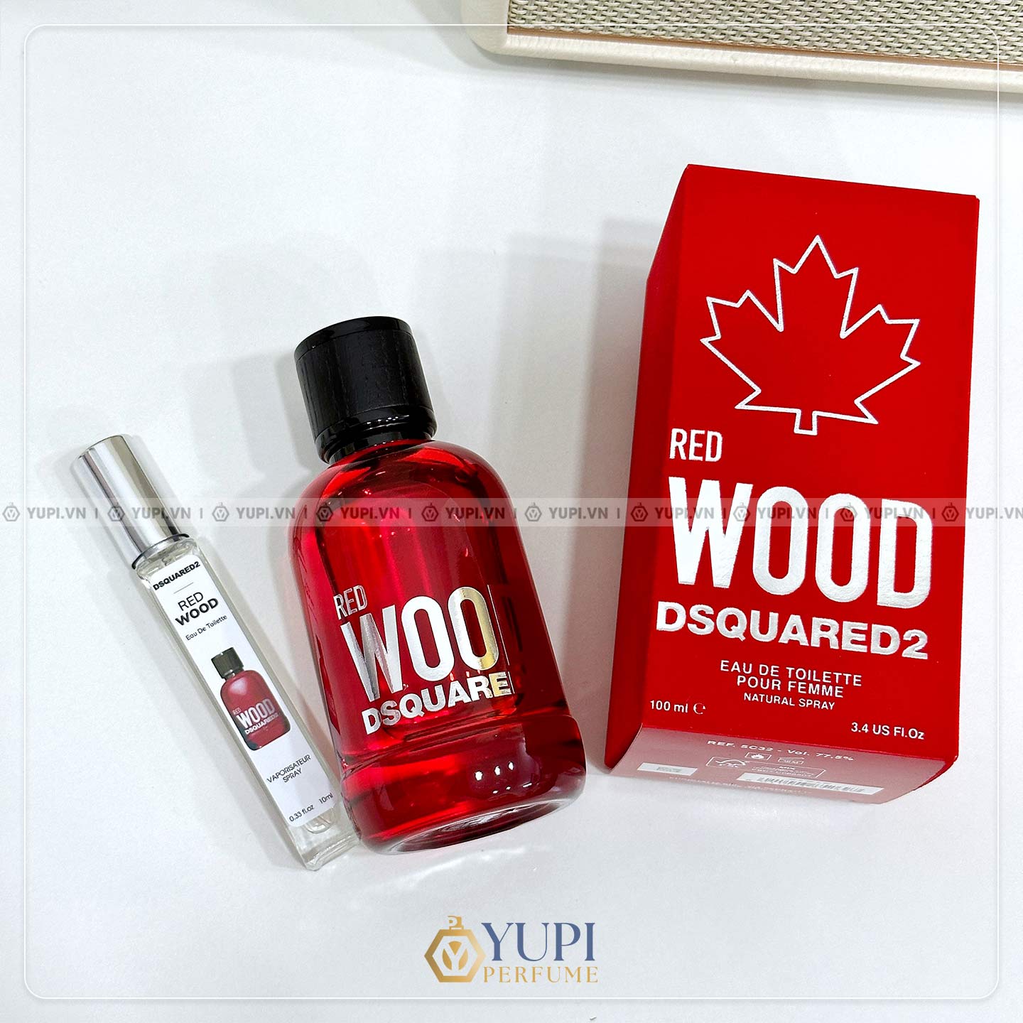 dsquared2 red wood pour femme edt chiết 10ml